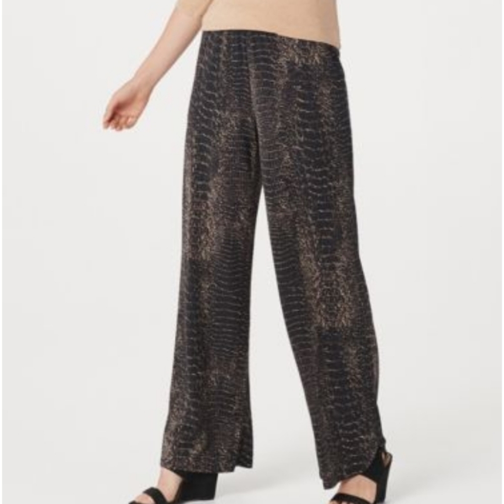H by Halston wide leg pants